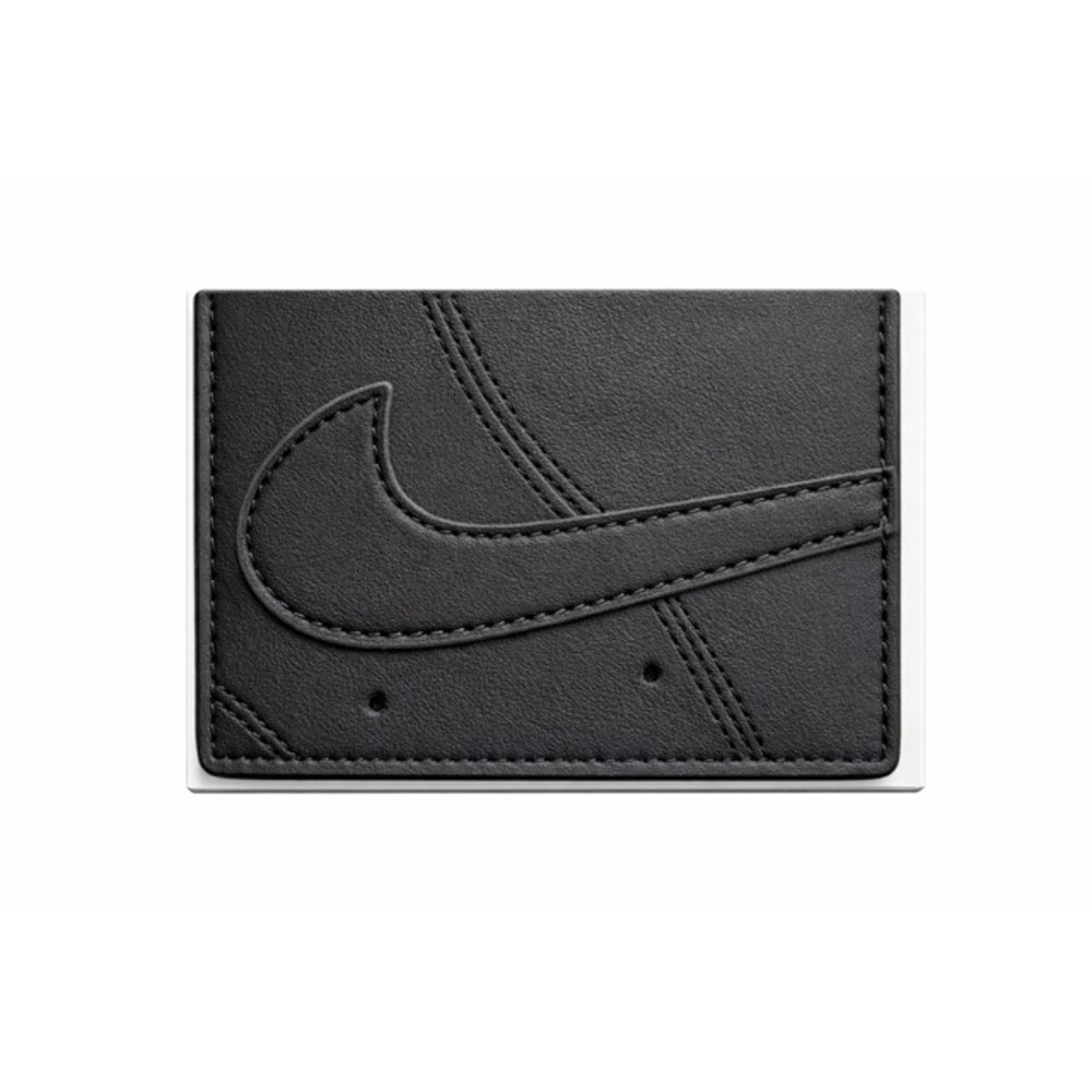 NIB Nike Icon Air Force 1 Card Wallet Black Lightweight Preppy Classic Sporty